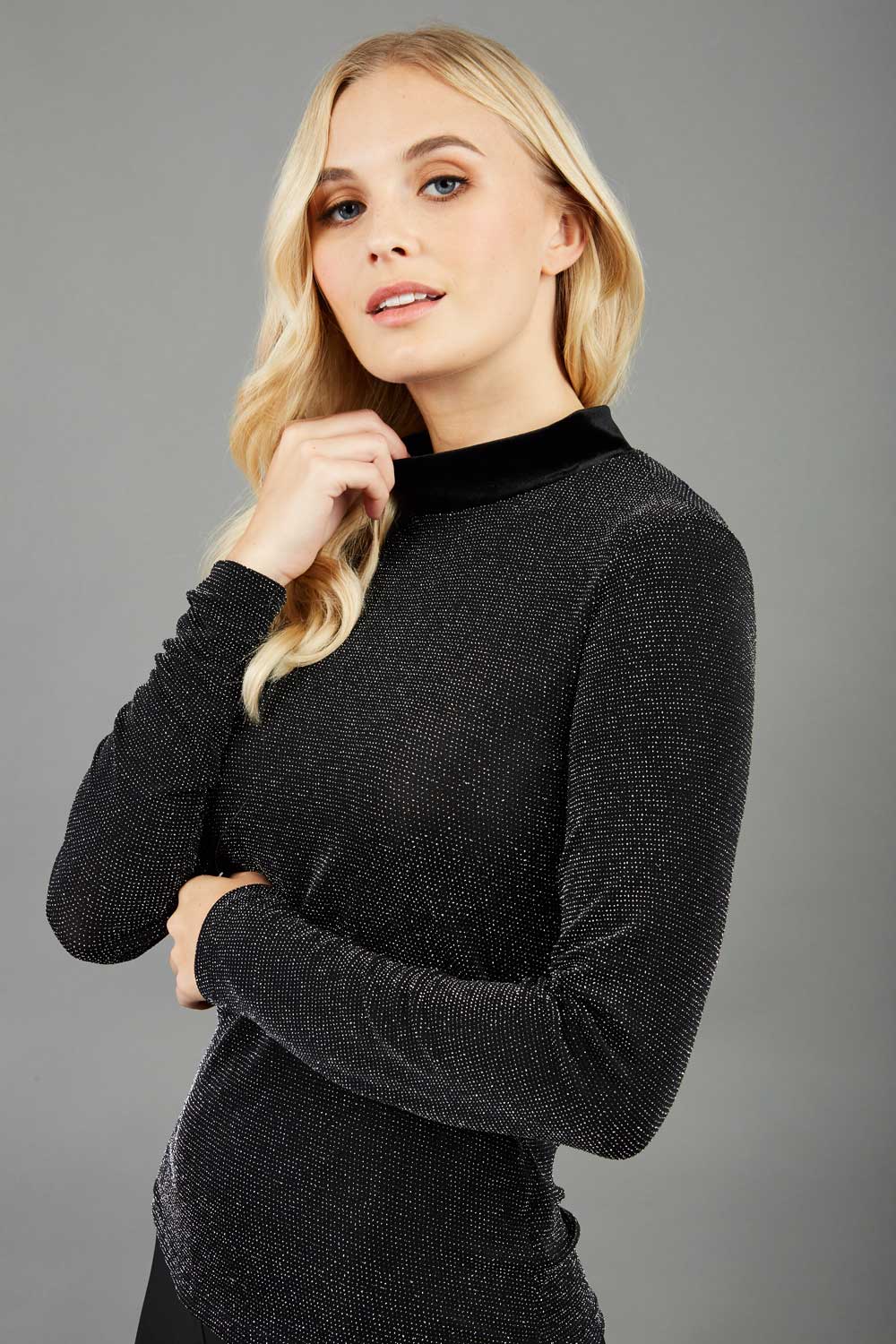 Halcyon Long Sleeve Sparkle Top 