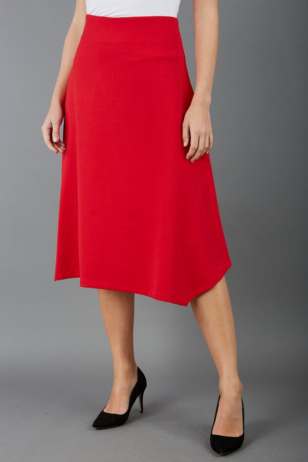 Highfield Asymmetric A-line Midi Skirt 