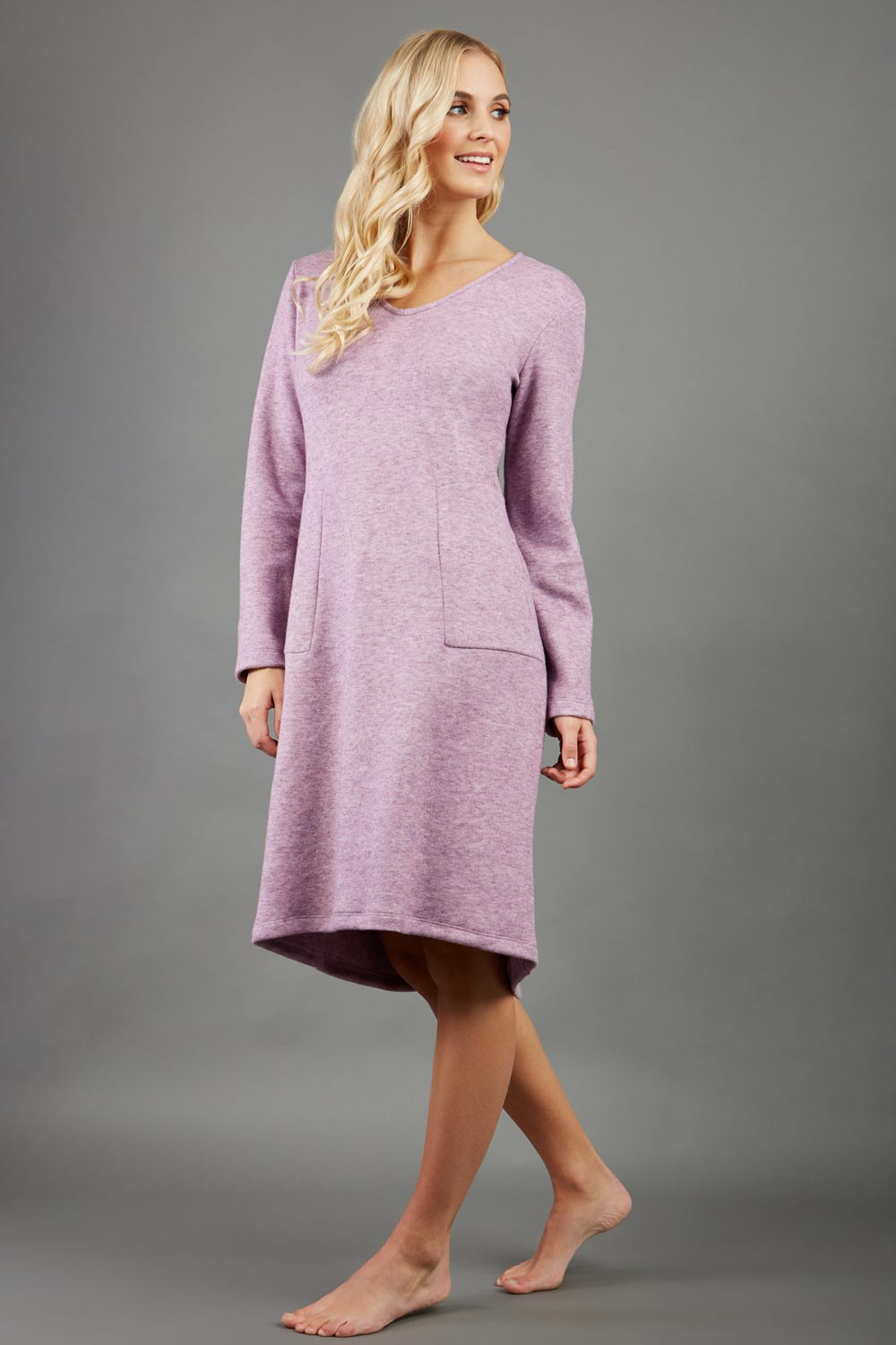 Irena Long Sleeve Tricot Dress 