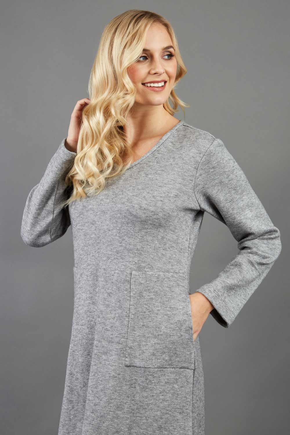 Irena Long Sleeve Tricot Dress 