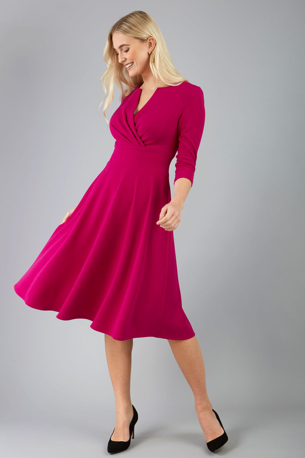 January Swing Dress - Asymmetric A-line | DivaCatwalk January Swing Dress - Asymmetric A-line | DivaCatwalk