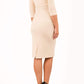 Kubrick Asymmetric Neckline Pencil Dress 