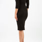 Kubrick Asymmetric Neckline Pencil Dress 
