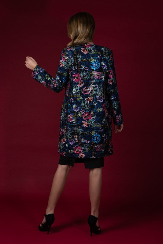 Lambria Floral Print Long sleeve Coat 