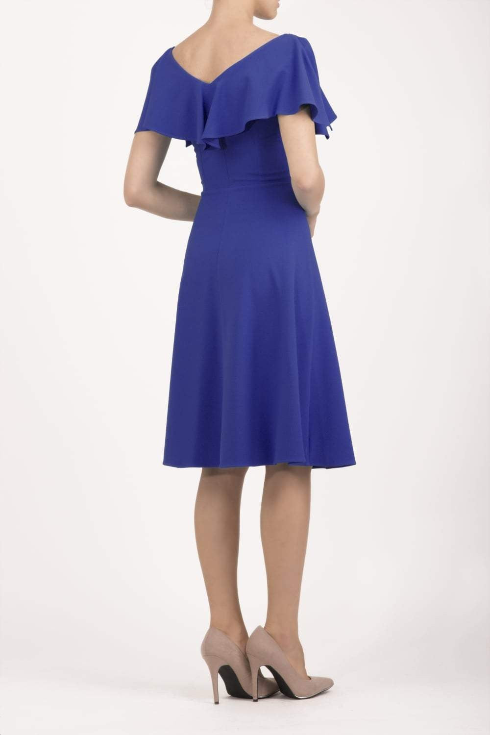 Layla Plain Dress Elegant A-Line Style Layla Plain Dress Elegant A-Line Style