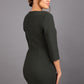 Lovelly Sweetheart Neckline Sleeved Pencil Dress 