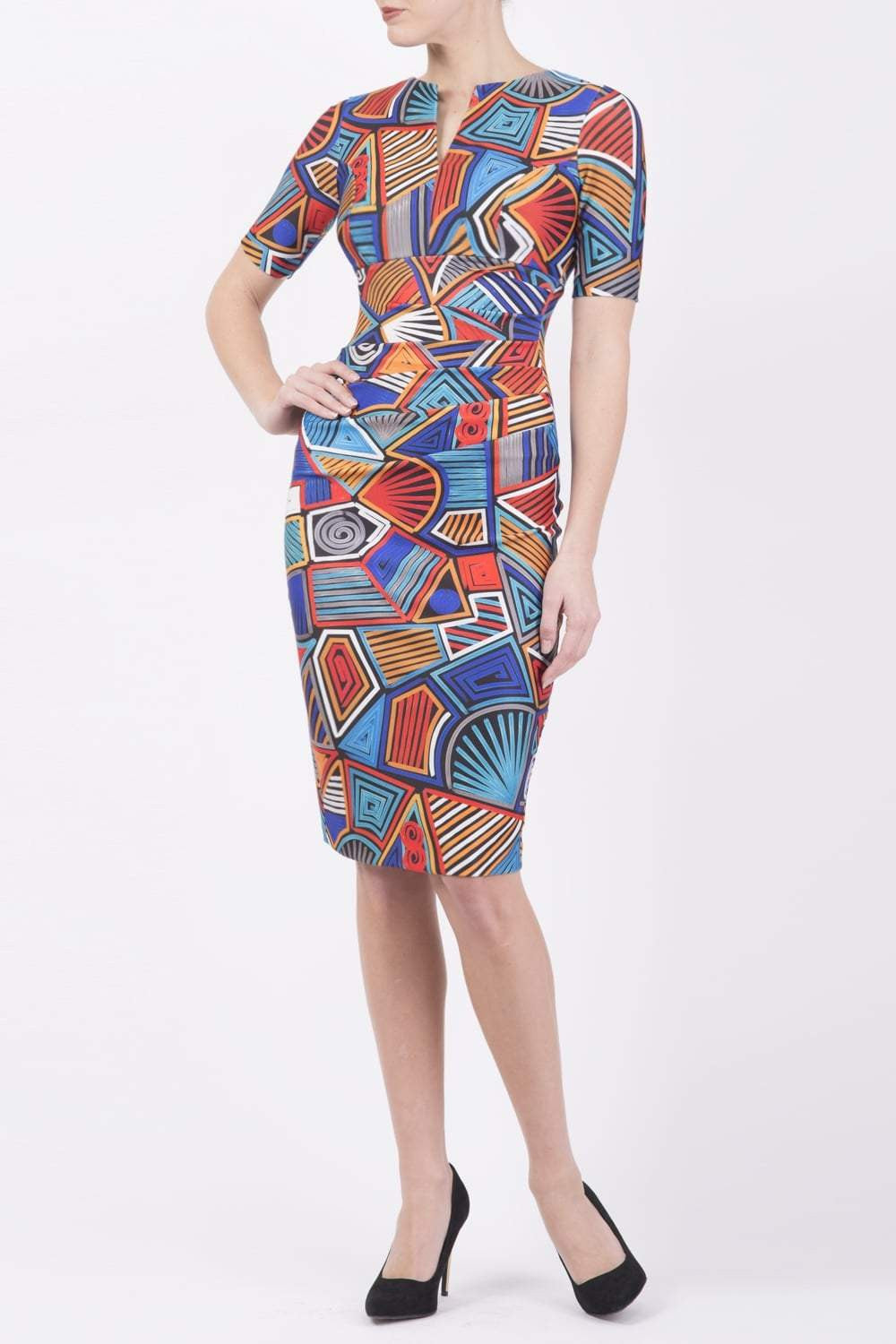Lydia Printed Dress 