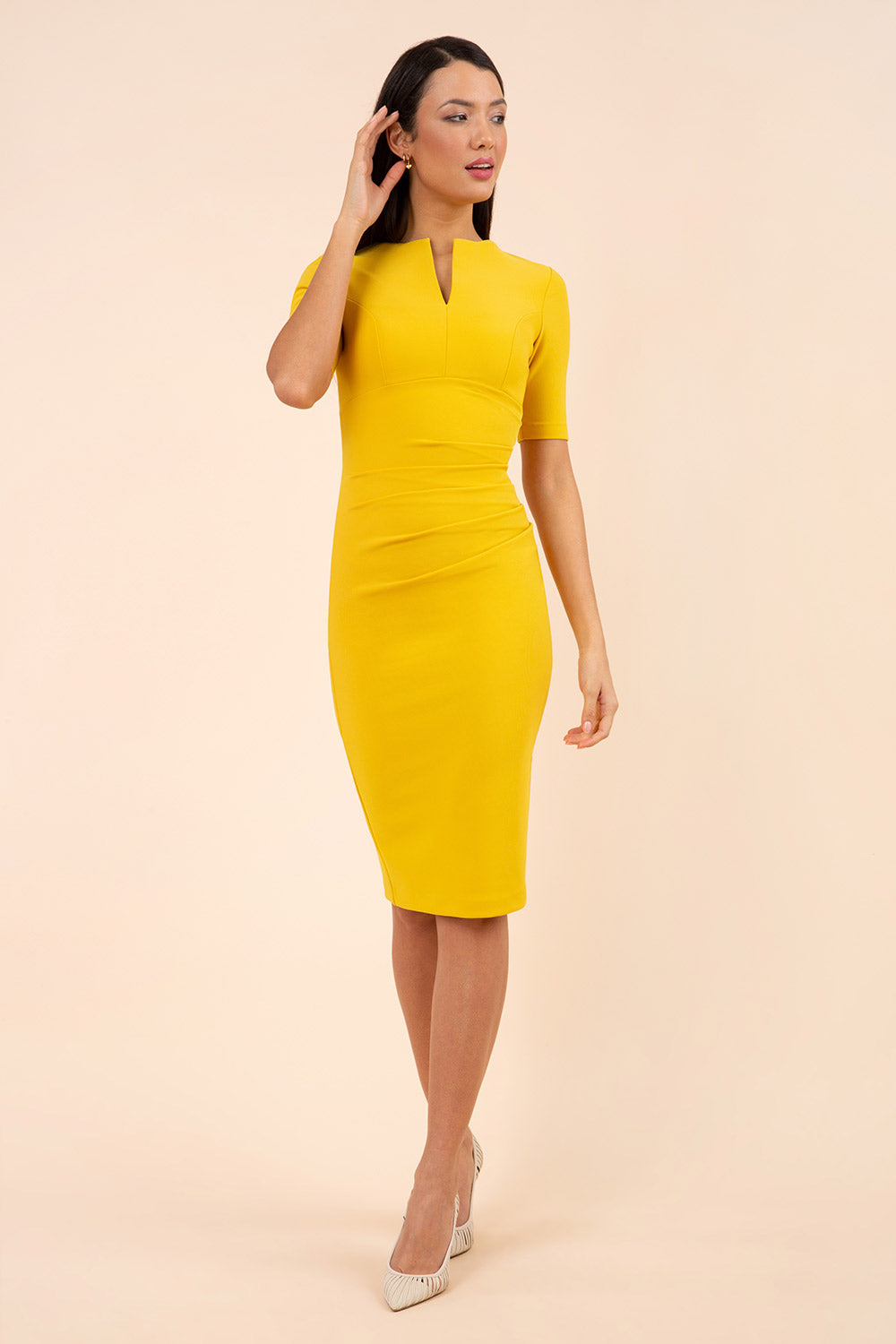 Lydia Short Sleeve Pencil Dress 