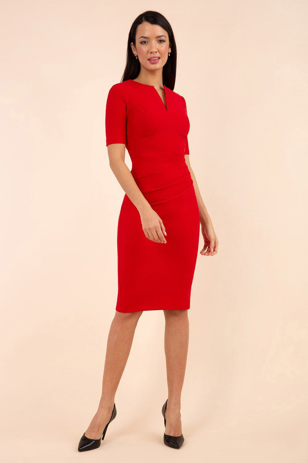 Lydia Short Sleeve Pencil Dress 