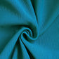 Ribbed super stretch fabric in Mosaic Blue colour