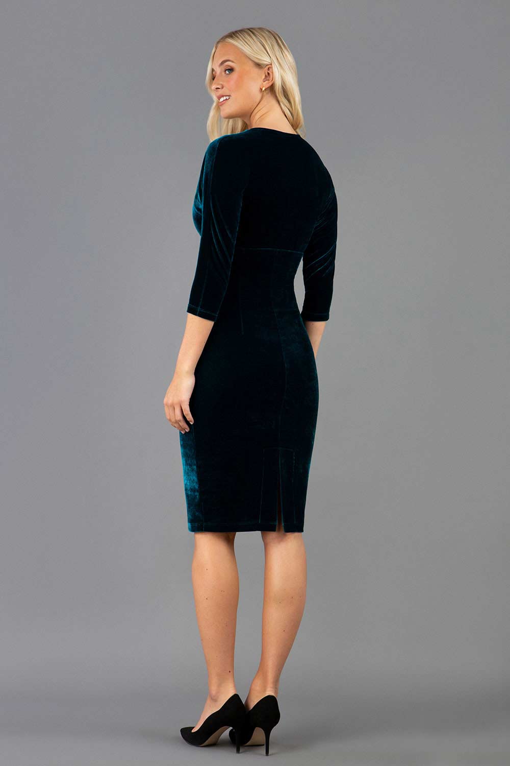 Madelyn Velvet Pencil Dress 