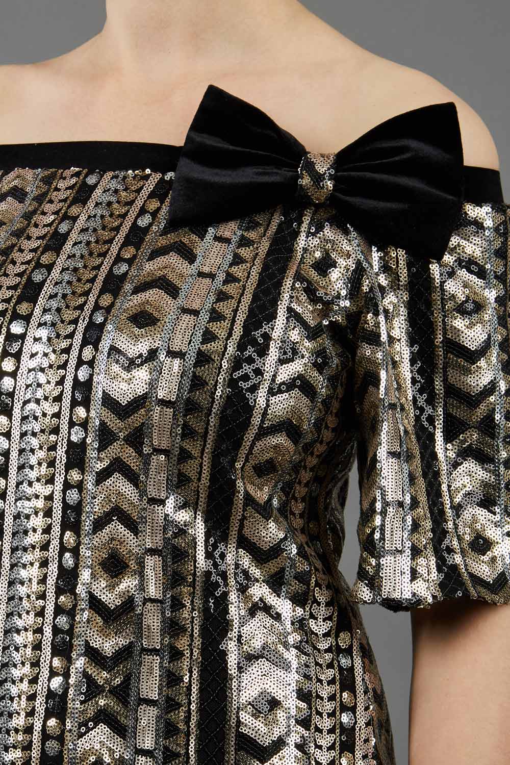 Madonna Bow Detail Dress 