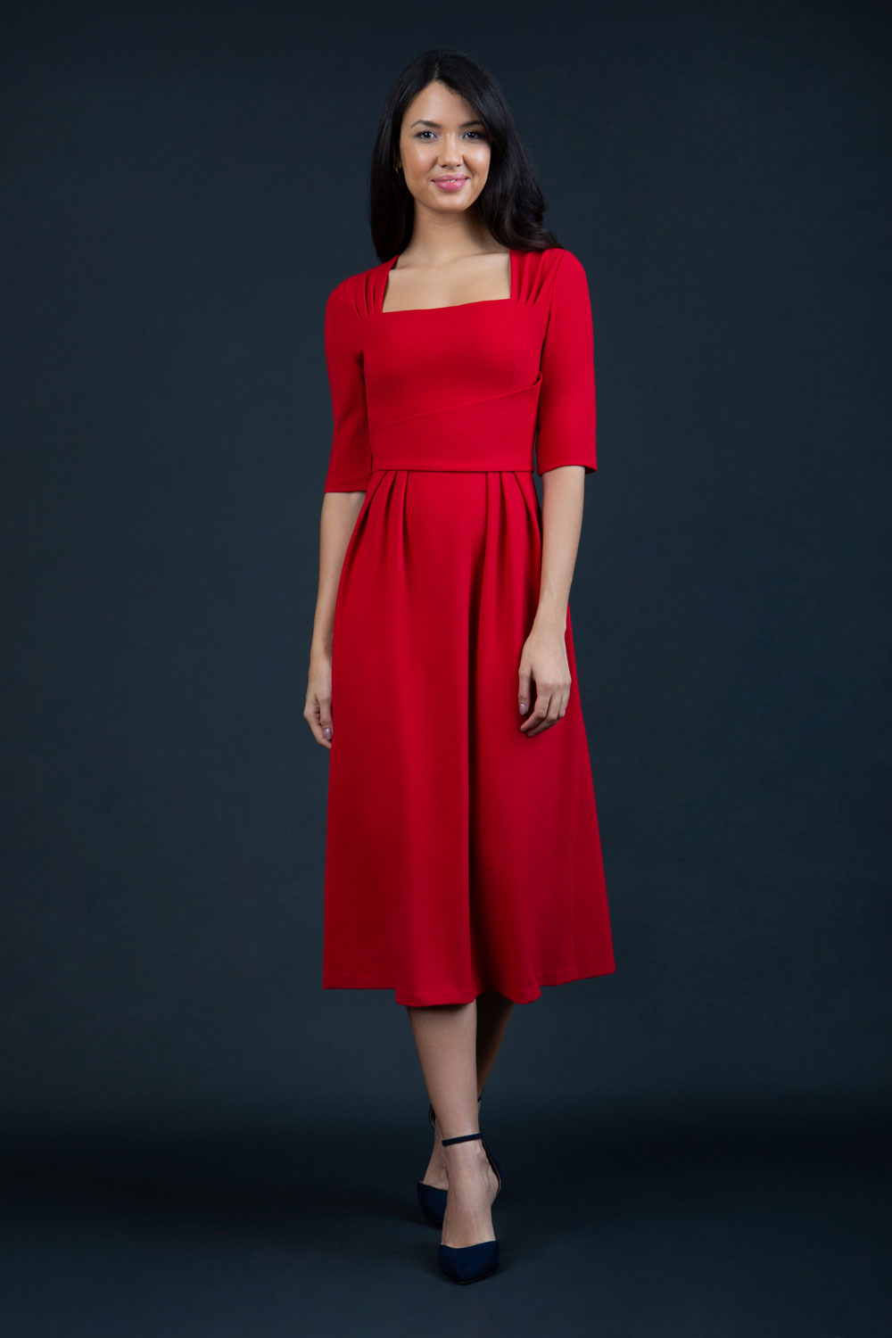 Mimi Midi Swing Dress 