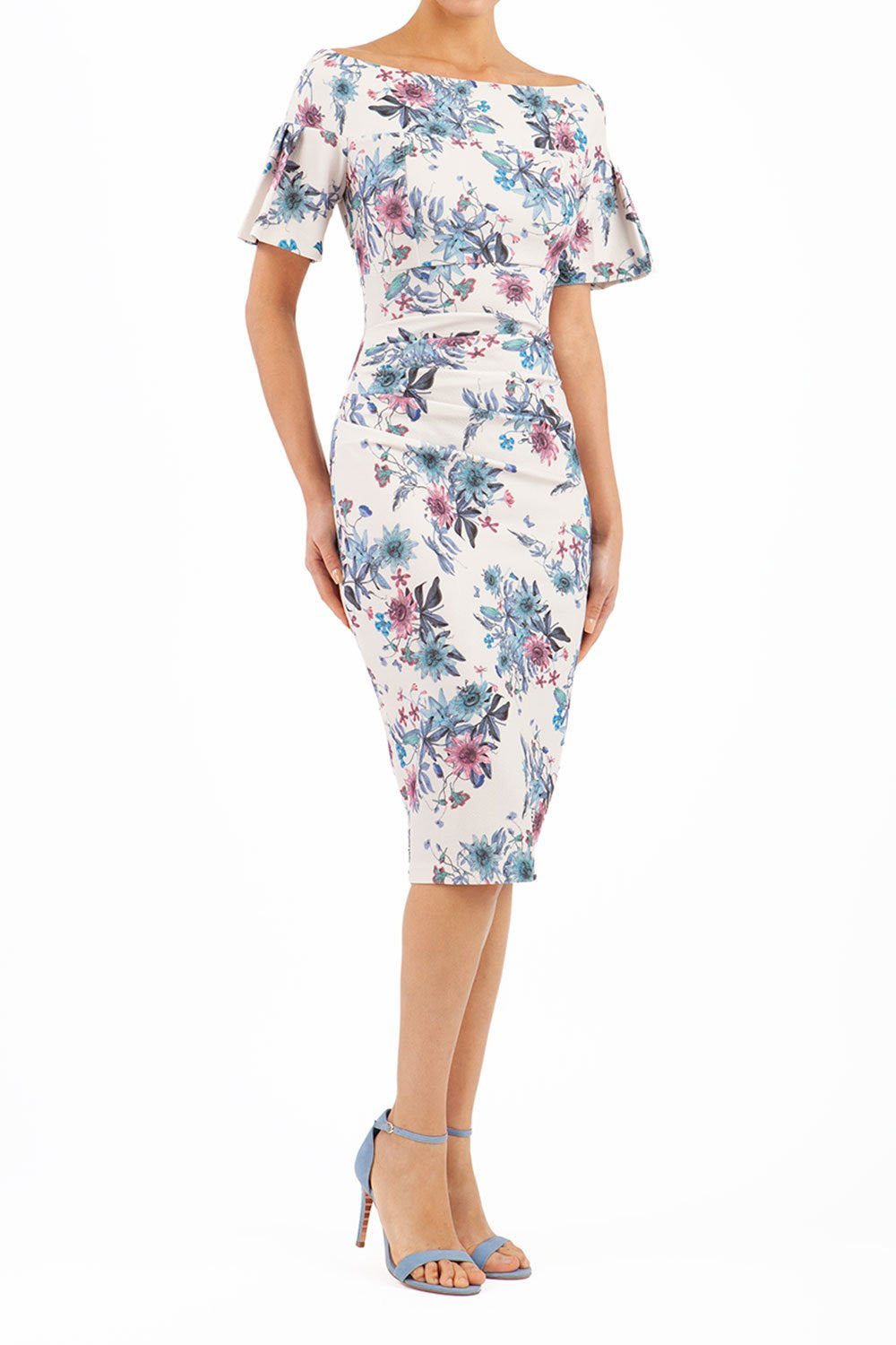 Mustique Botanical Print Dress 