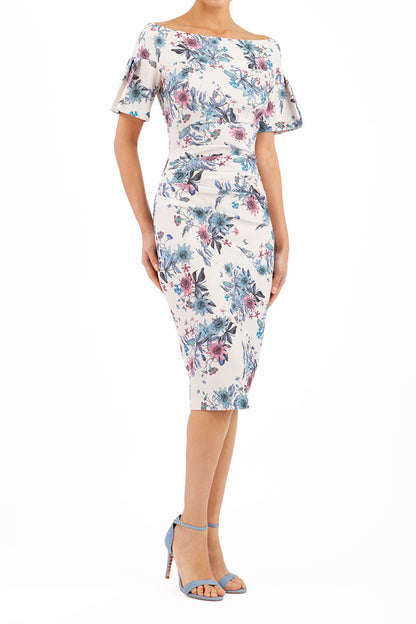 Mustique Botanical Print Dress 