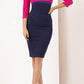 Nadia 3/4 Sleeve Colour Block Dress 