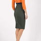 Nadia 3/4 Sleeve Colour Block Dress 