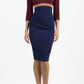 Nadia 3/4 Sleeve Colour Block Dress 
