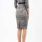 Nadia Circle Jacquard Dress 