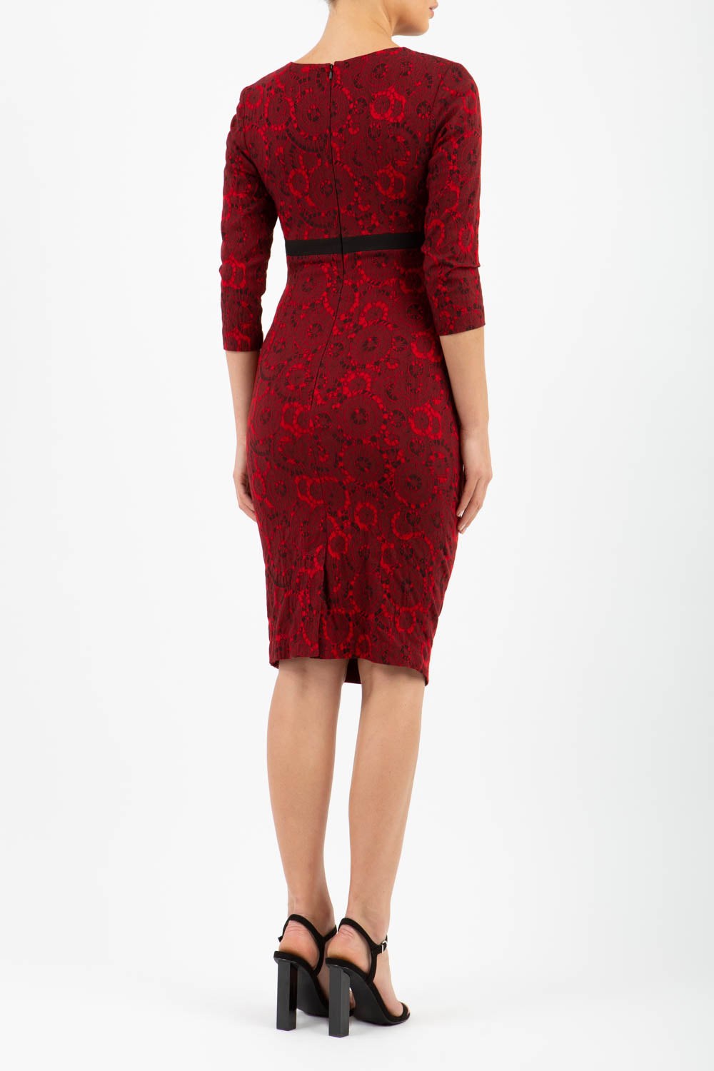 Nadia Circle Jacquard Dress 