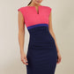 Nadia Colour Block Sleeveless Dress 