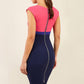 Nadia Colour Block Sleeveless Dress 