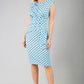 Perry Polka Dot Print Sleeveless Pencil Dress 
