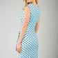Perry Polka Dot Print Sleeveless Pencil Dress 