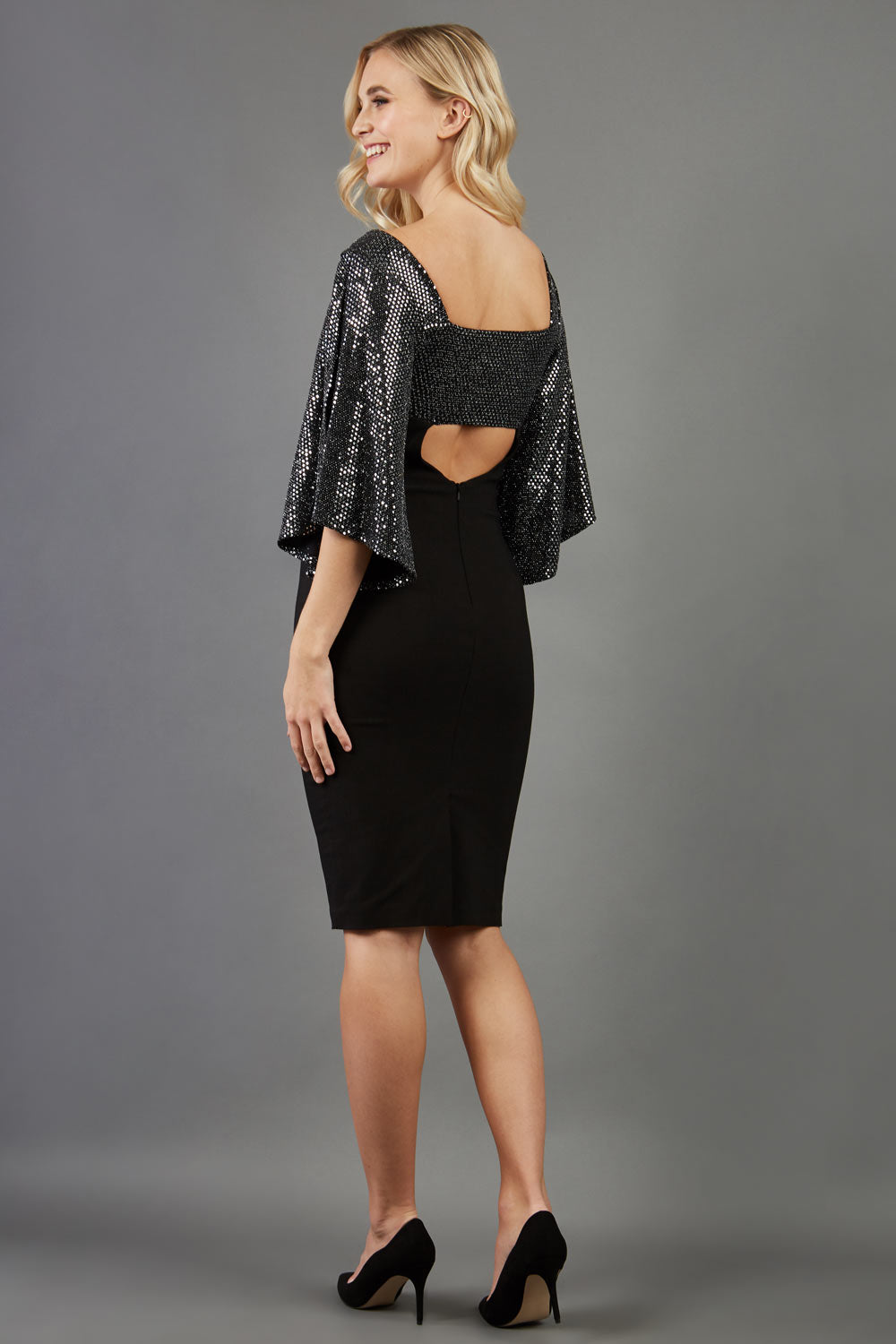 Premiere Glitter Pencil Dress 