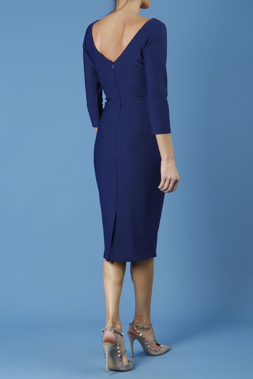 Regatta Low V-Neckline Pencil Dress 