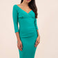 Regatta Low V-Neckline Pencil Dress 