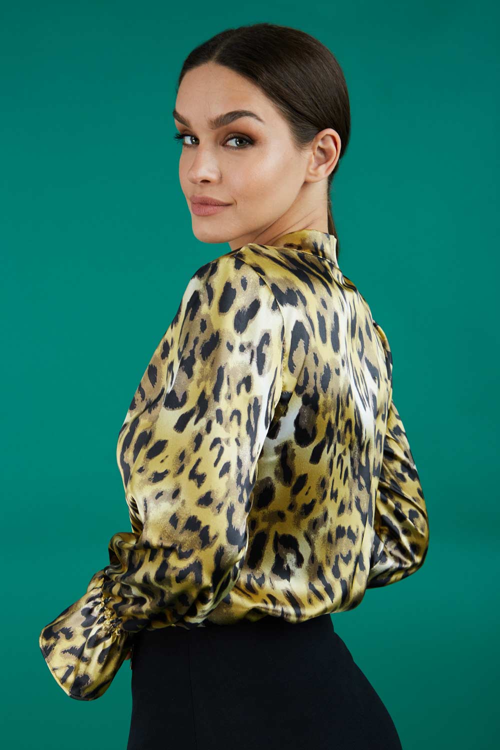 Ricky Animal Print Long Sleeved Top 