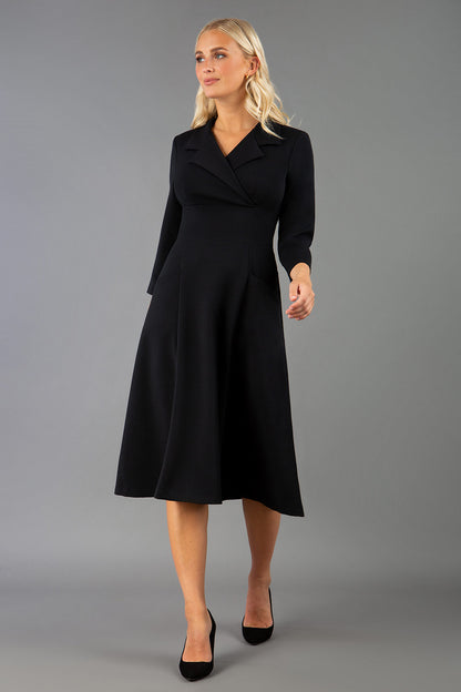 Riviera Sleeved Swing Dress 