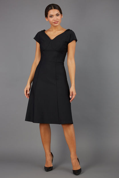 Seed Bowmore V-Neck A-line Dress 