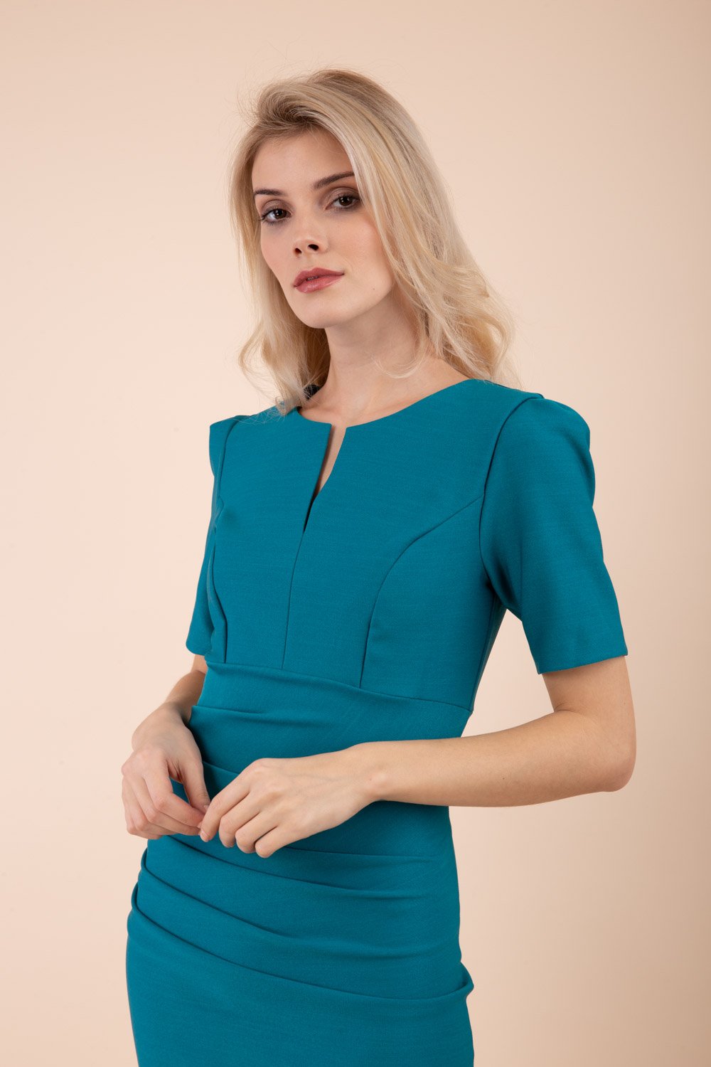 Seed Fitzrovia Short Sleeve Pencil Dress 