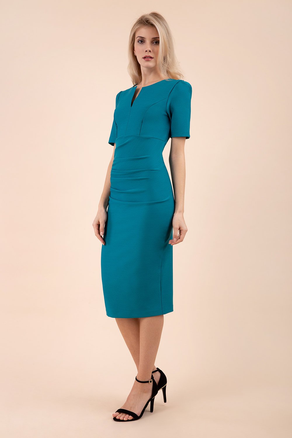 Seed Fitzrovia Short Sleeve Pencil Dress 