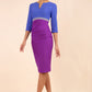 Seed Lara Colour Block Pencil Dress 