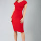 Seed Leela Rounded Neckline Cap Sleeved Dress 