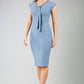 Seed Lucca Tie Detail Cap Sleeved Pencil Dress 