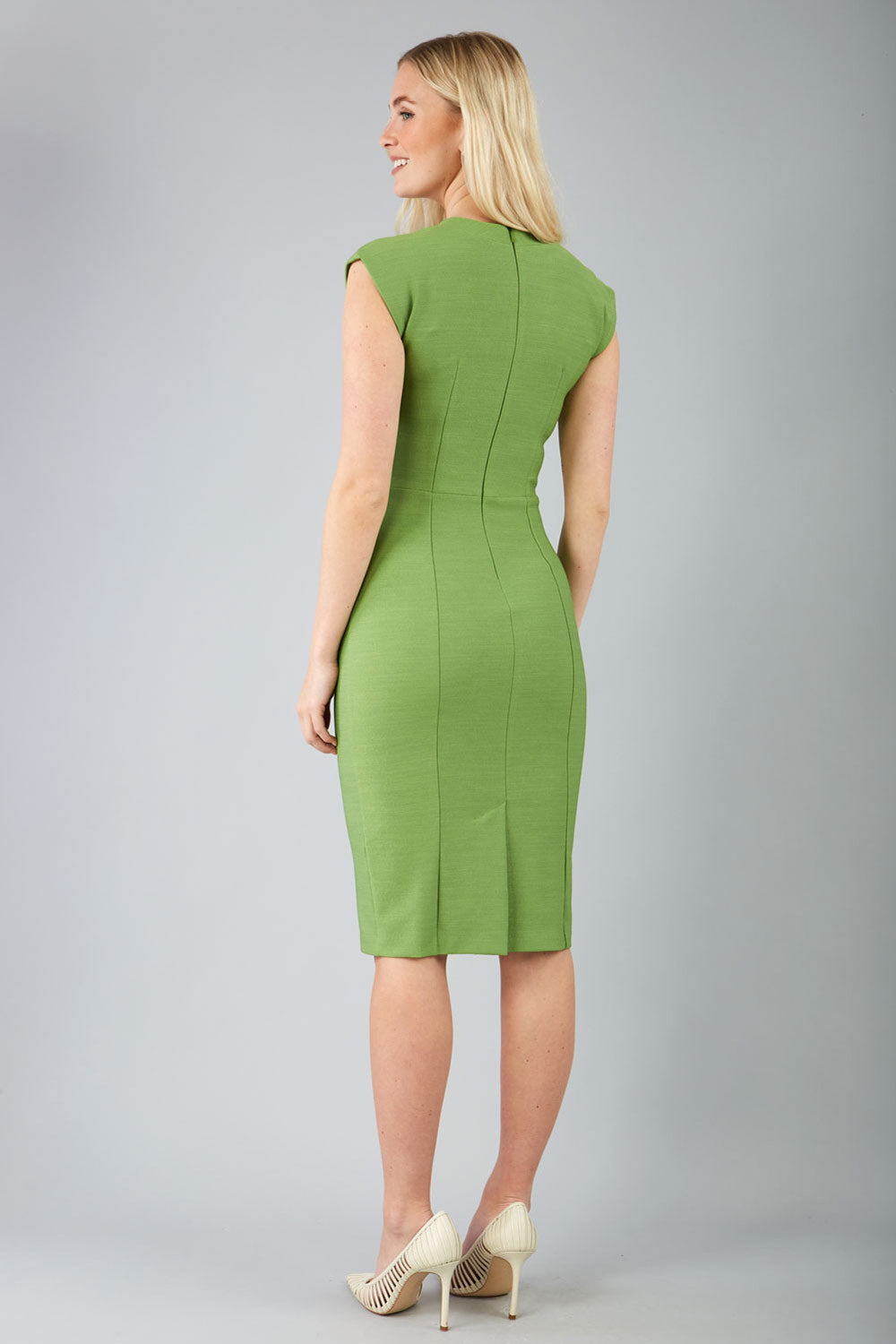 Seed Lucca Tie Detail Cap Sleeved Pencil Dress 