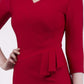 Seed Mayfield Sleeved Pencil Dress 