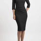 Seed Milton Sleeved Pencil Dress 