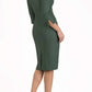 Seed Miranda Bardot Neckline Pencil Dress 