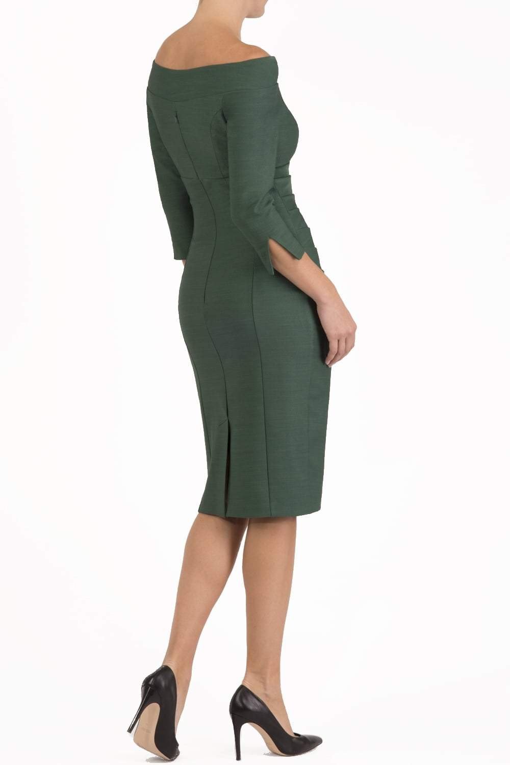 Seed Miranda Bardot Neckline Pencil Dress 