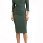 Seed Miranda Bardot Neckline Pencil Dress 