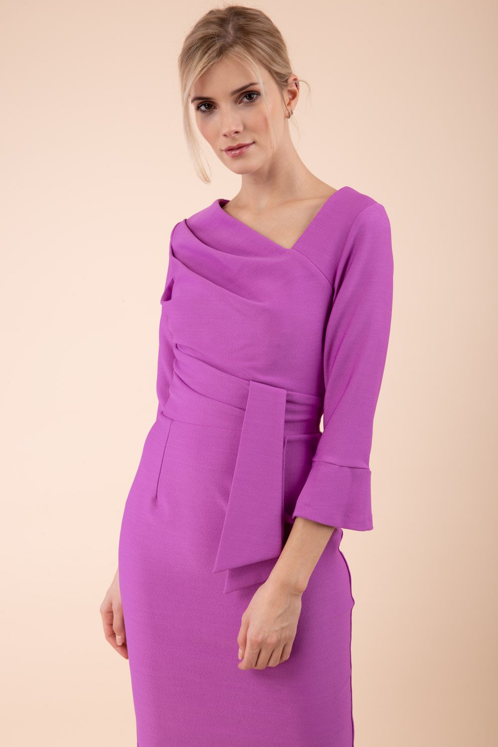 Seed Orla Asymmetric Pencil Dress 