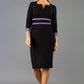 Seed Paeonia Contrast Pencil Dress 