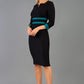 Seed Paeonia Contrast Pencil Dress 