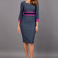 Seed Paeonia Contrast Pencil Dress 