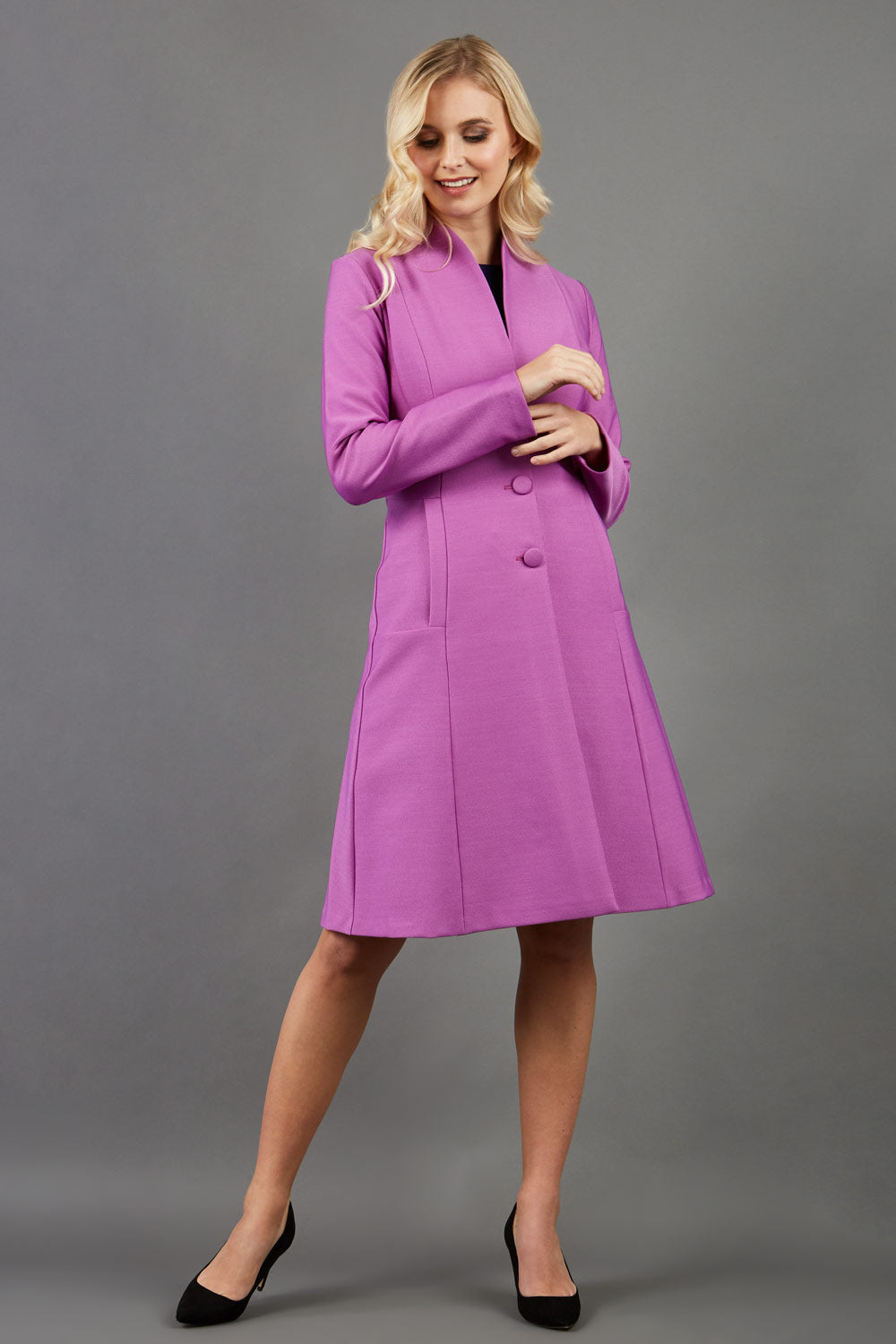 Seed Raquella Long Sleeve A-line Coat 